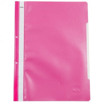 Dosar din plastic, cu sina, A4, PP, perforat - Noki