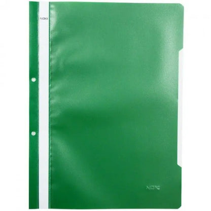 Dosar din plastic, cu sina, A4, PP, perforat - Noki