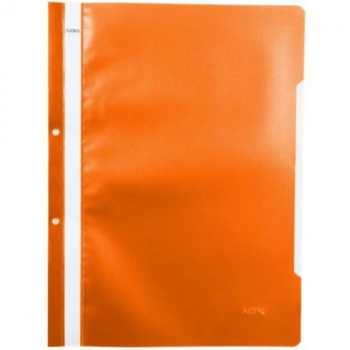 Dosar din plastic, cu sina, A4, PP, perforat - Noki