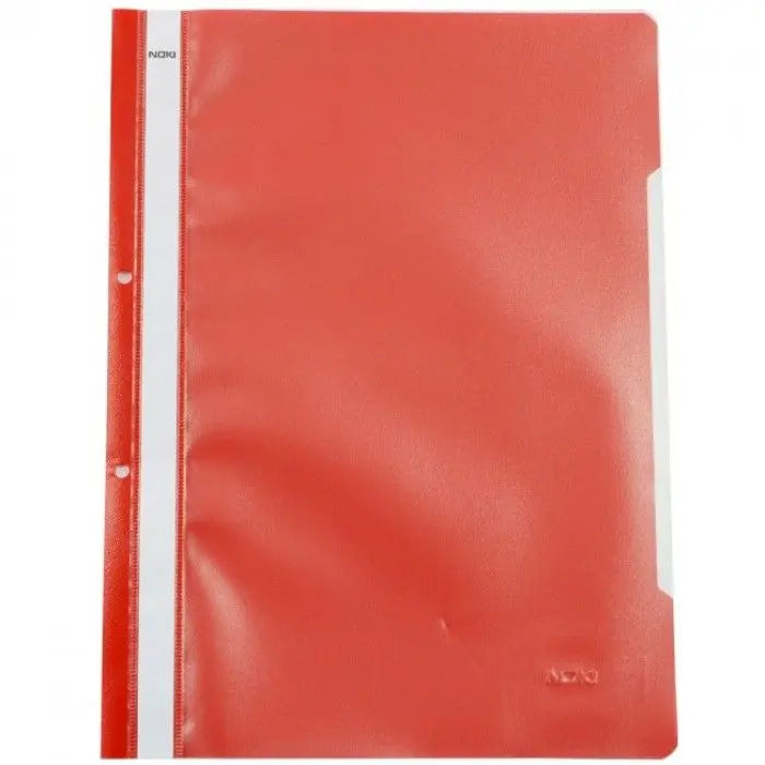 Dosar din plastic, cu sina, A4, PP, perforat - Noki