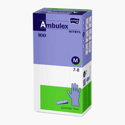 Manusi nitril, 100 buc/set - Ambulex