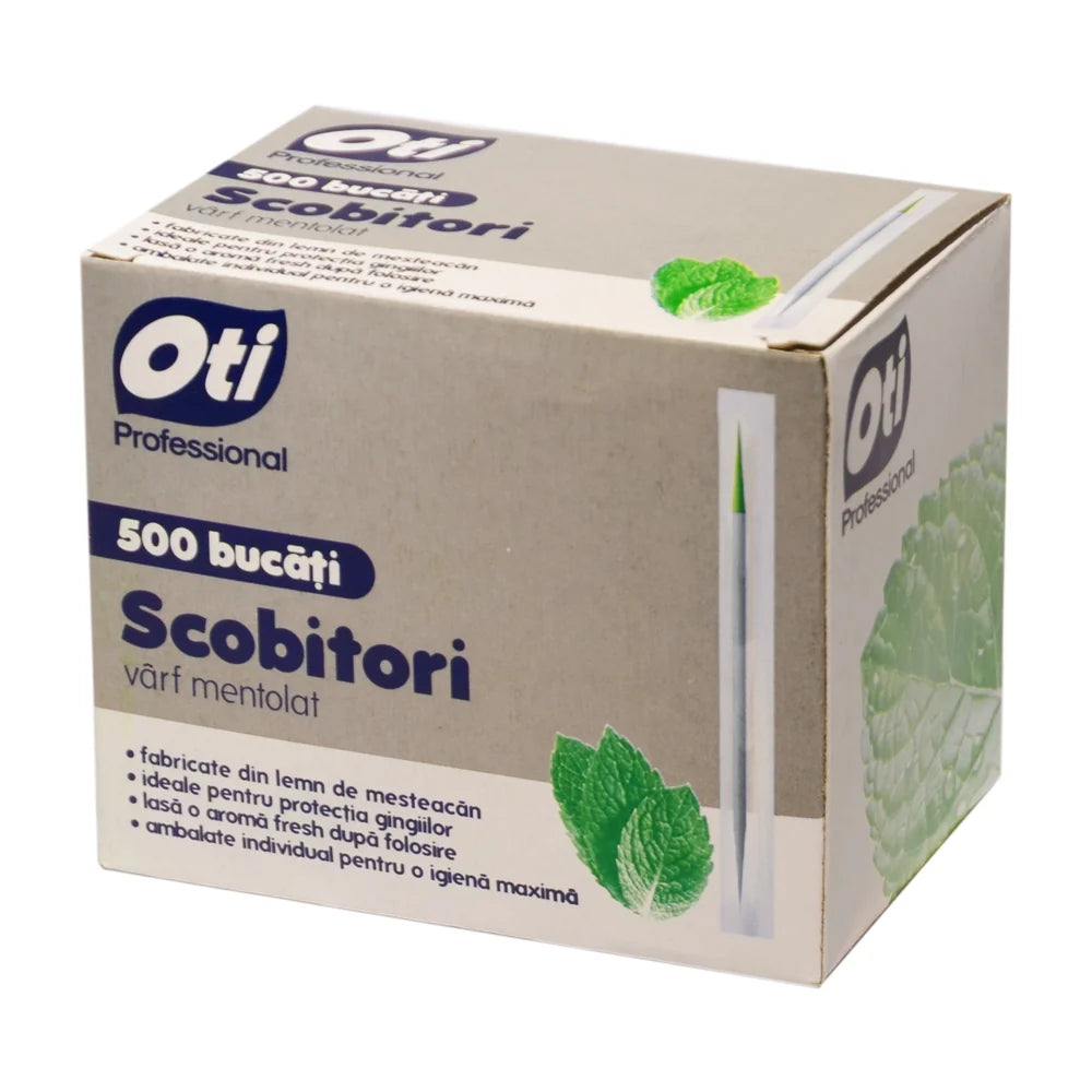 Scobitori ambalate individual, 500 buc/set - Oti