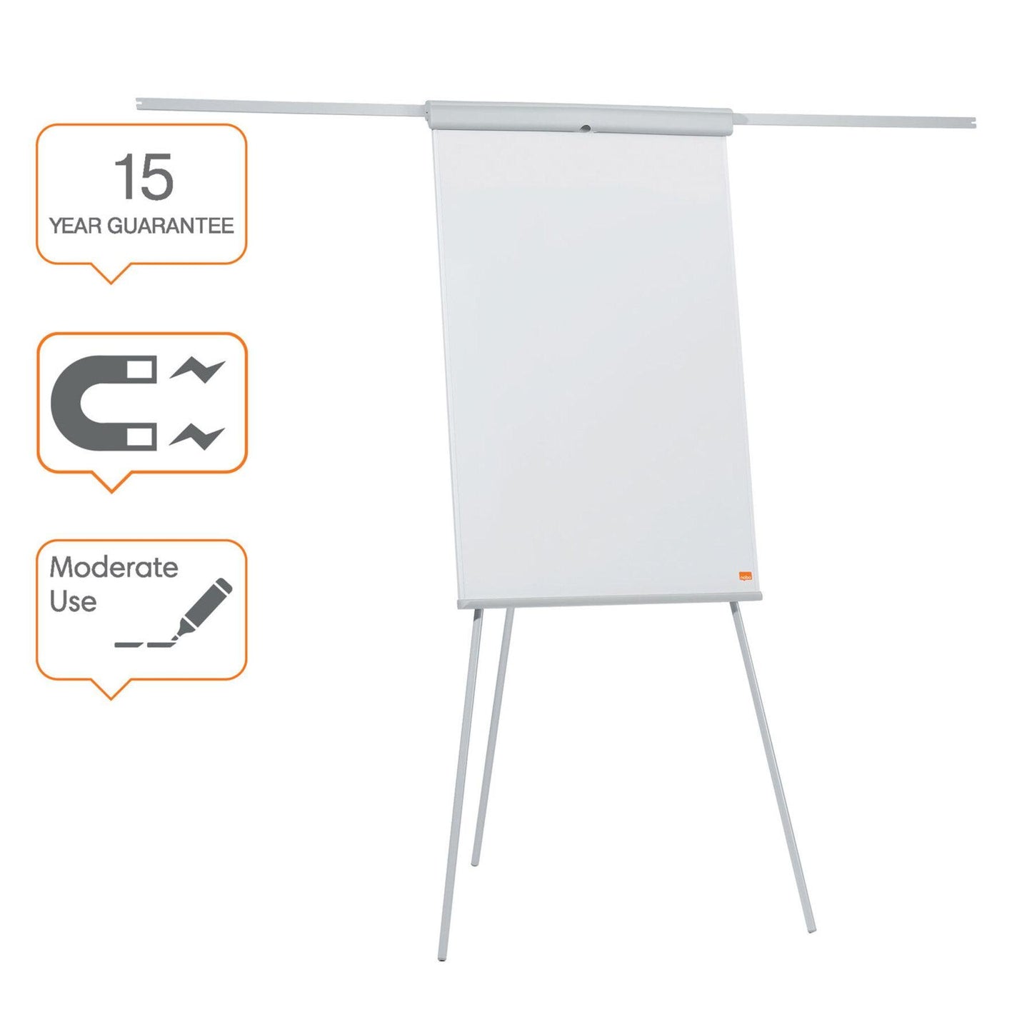 Flipchart magnetic cu brate/trepied 68 x 100cm Essentials - NOBO