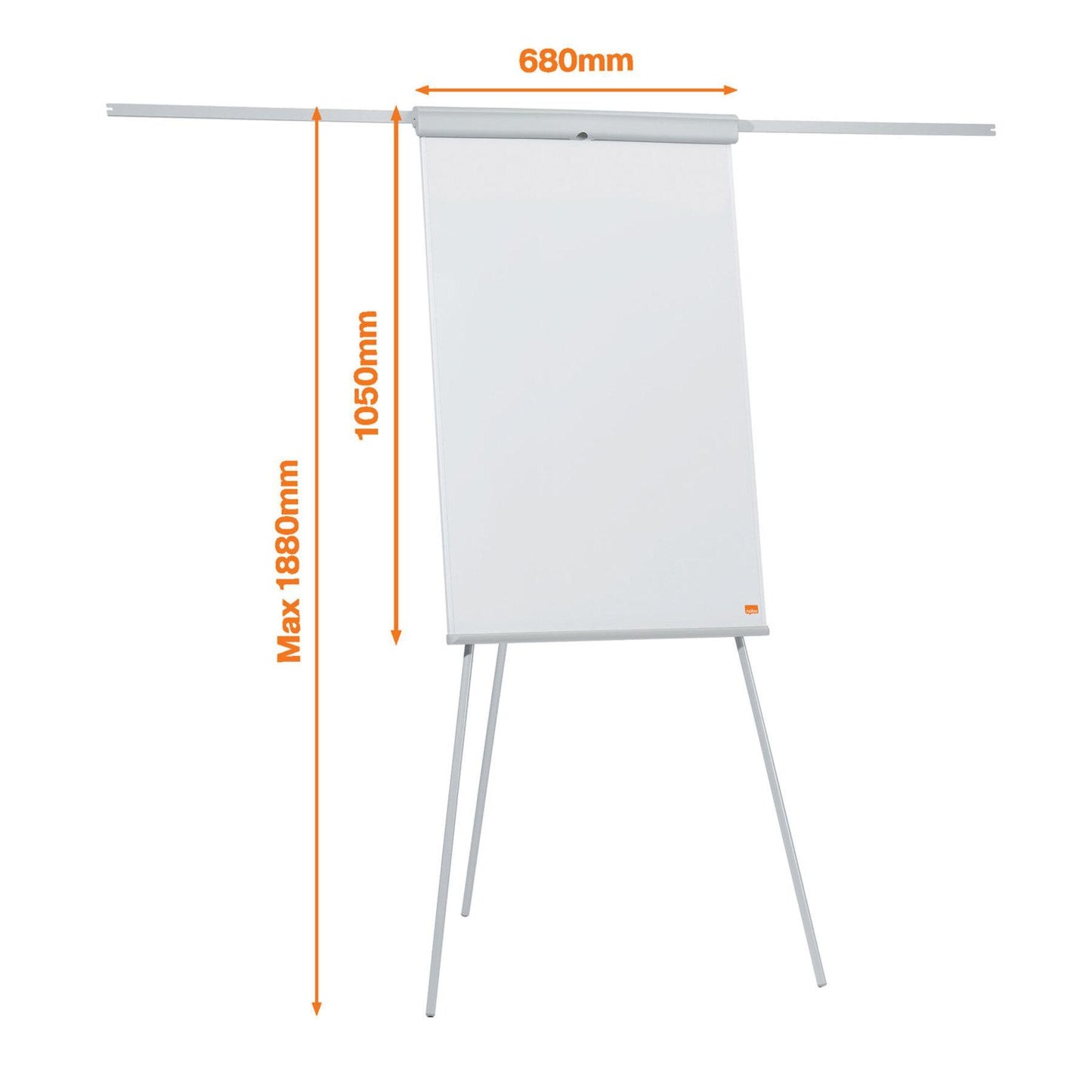 Flipchart magnetic cu brate/trepied 68 x 100cm Essentials - NOBO