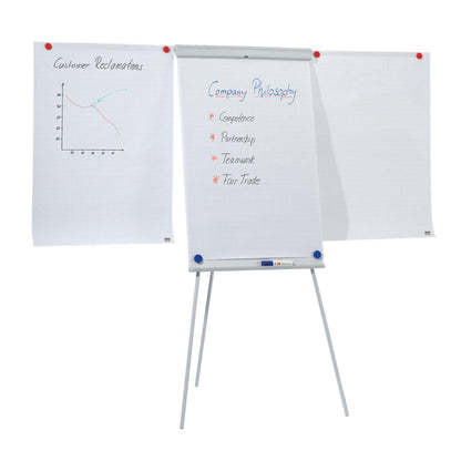 Flipchart magnetic cu brate/trepied 68 x 100cm Essentials - NOBO