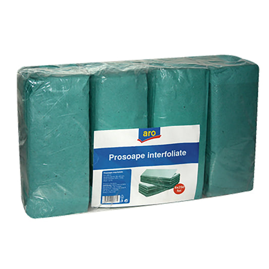 Prosoape de hartie pliate în V (interfold), 4 × 250 foi, 2 straturi – ARO