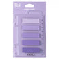 Index adeziv, plastic, 12 x 44 mm, diverse culori, 5 culori x 20 file + rigla - Deli