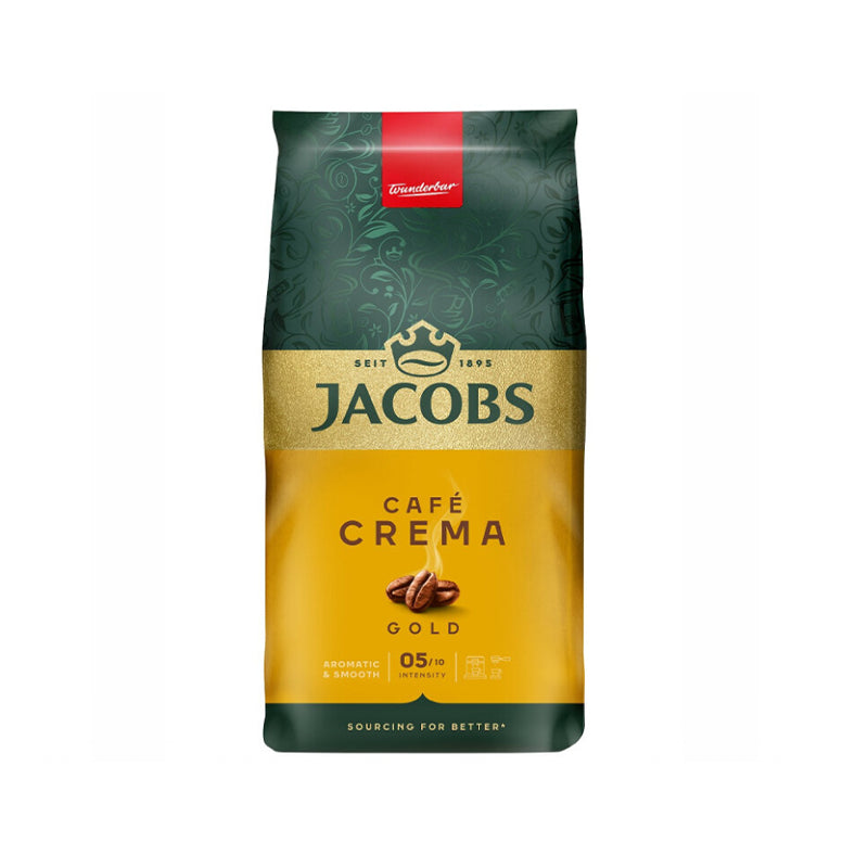 Cafea boabe, 1000 gr - Jacobs Cafe Crema Gold