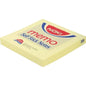 Notes adeziv, hartie, 76 x 76 mm, galben pastel, 100 file/set - Noki