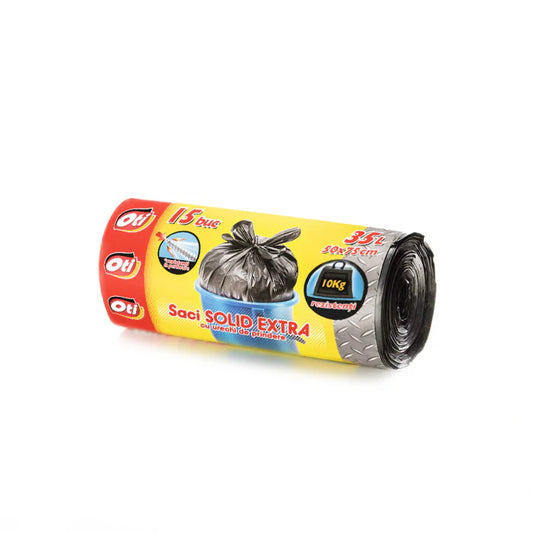 Saci menajeri, 15 bucati, 35L - Oti Solid Extra