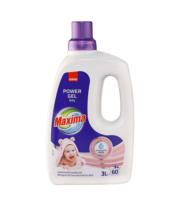 Detergent rufe, lichid Maxima Baby 3L - Sano