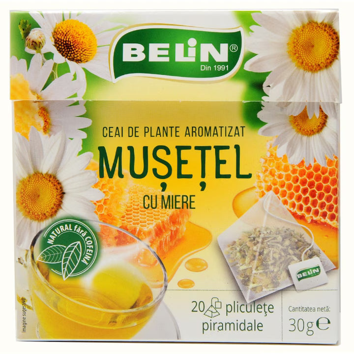 Ceai pliculete piramidale,  20 plicuri, 30g - Belin