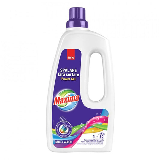 Detergent rufe, lichid Maxima Mix & Wash 1L - Sano