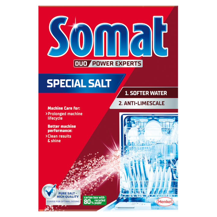Sare pentru masina de spalat vase, 1,5kg - Somat