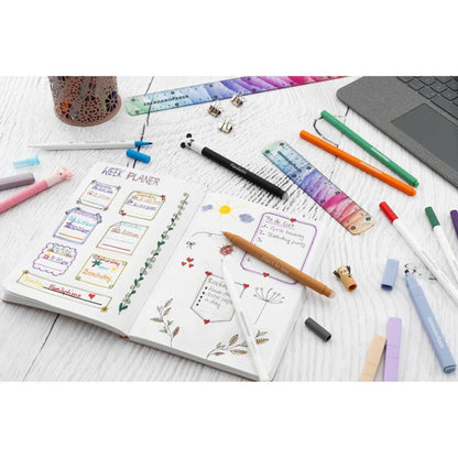 Rigla flexibila rainbow 15 cm - EBERHARD FABER