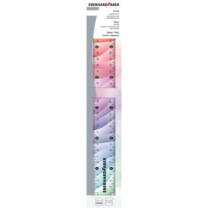 Rigla flexibila rainbow 30 cm - EBERHARD FABER