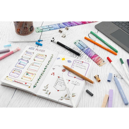 Rigla flexibila rainbow 30 cm - EBERHARD FABER