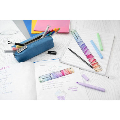 Rigla flexibila rainbow 30 cm - EBERHARD FABER