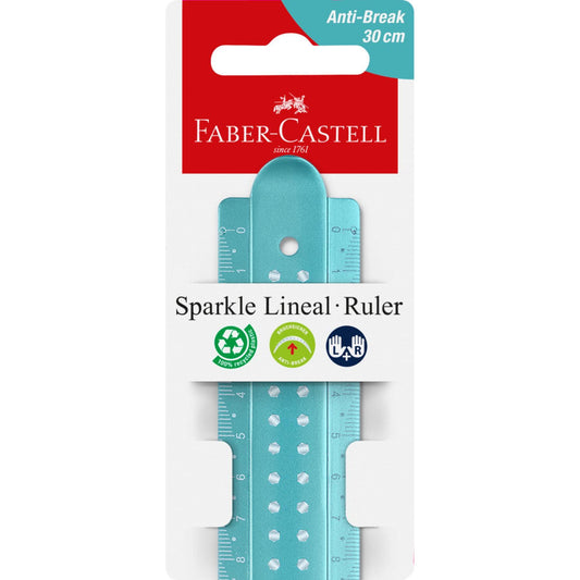 Rigla Sparkle 30 cm - FABER CASTELL