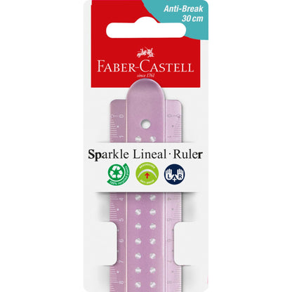 Rigla Sparkle 30 cm - FABER CASTELL