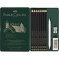 Creion grafit mat Pitt 11 buc/set - FABER CASTELL