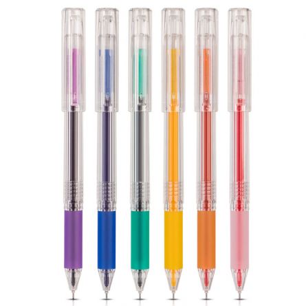 Set 6 bucati, pix cu gel, pastel - Deli