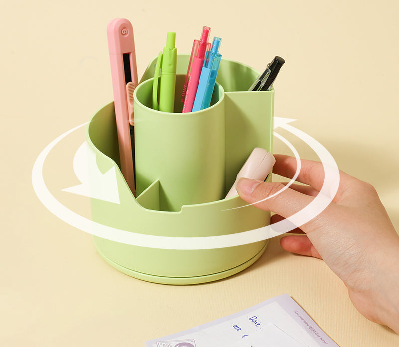 Suport instrumente de scris 4 compartimente Longgreen plastic reciclat - Deli
