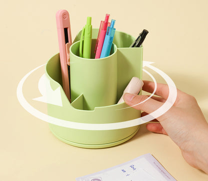 Suport instrumente de scris 4 compartimente Longgreen plastic reciclat - Deli