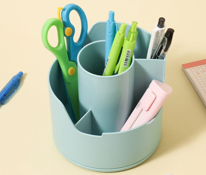 Suport instrumente de scris 4 compartimente Longgreen plastic reciclat - Deli