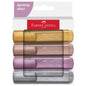 Textmarker, 4 buc/set - FABER-CASTELL Metallic