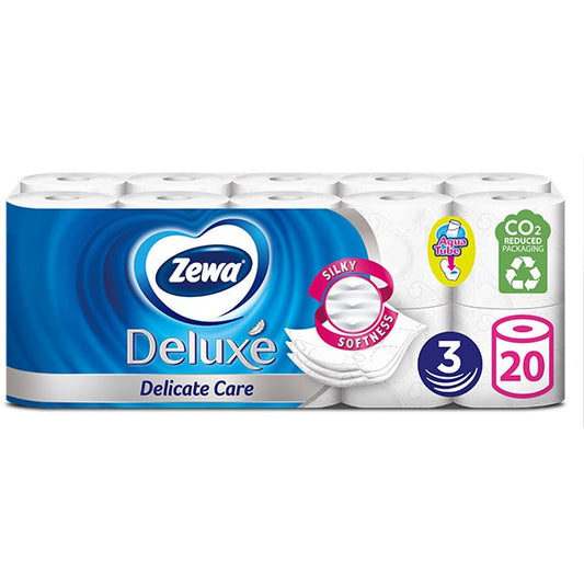 Hartie igienica, 20 role, 3 straturi - Zewa Deluxe